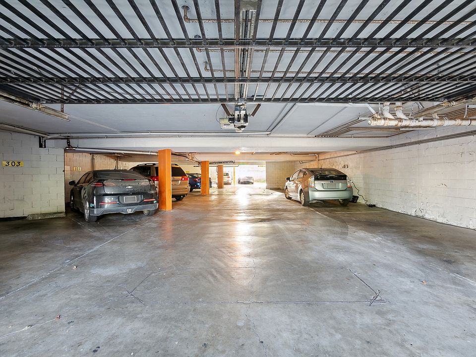 Apartment underground parking garage