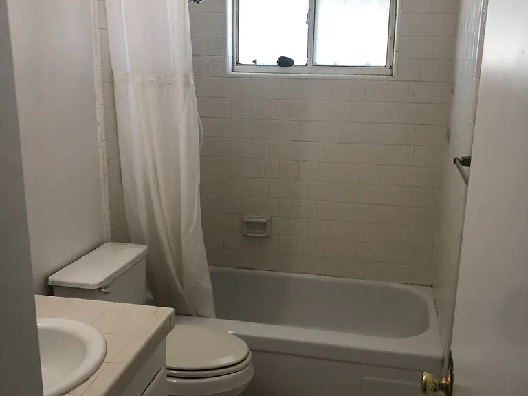 Newer tile floors and clean.