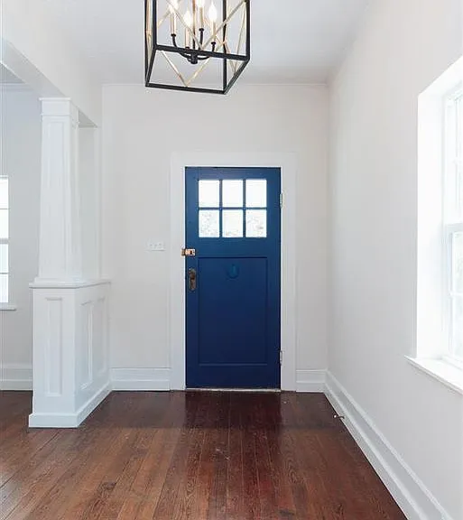Charming entryway.