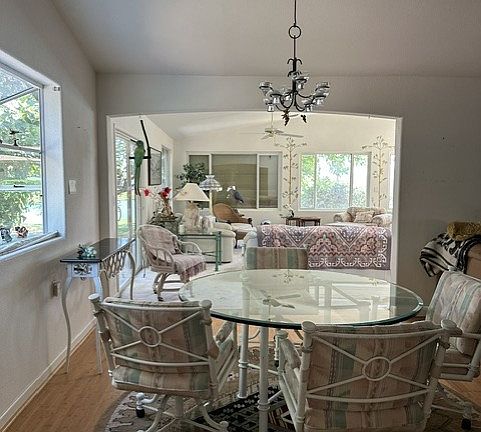 Dining next to kitchen