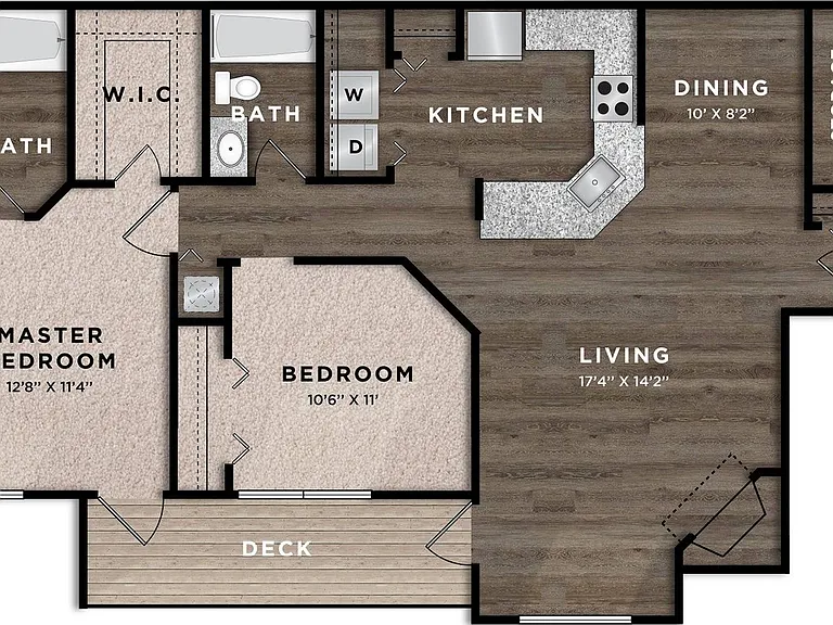 Two Bedroom Two Bath Floor Plan Two Bedroom Two Bath Floor Plan