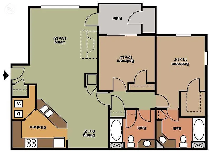 Floor plan 2A