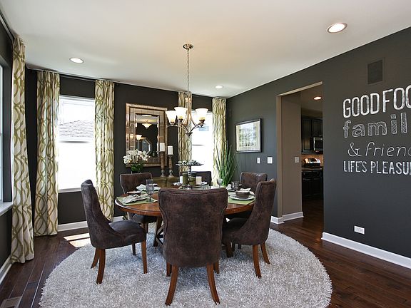 Intimate dining room