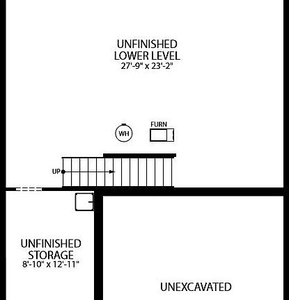 Unfinished Lower Level