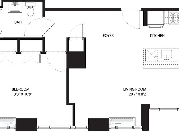 2nd image of 500 W 23rd St APT 7H
