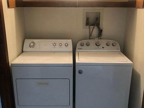 full sized washer dryer in unit