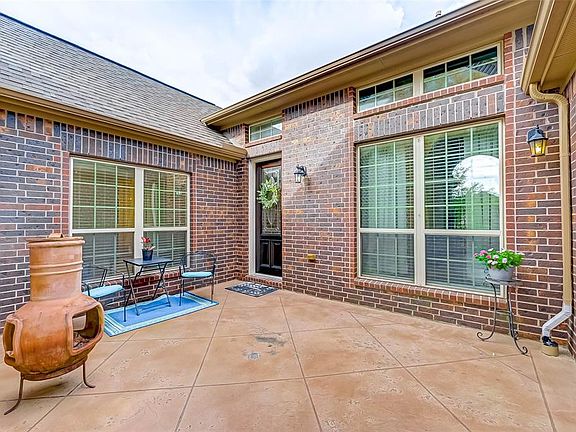 Perfect area for conversation with stained concrete in your courtyard.