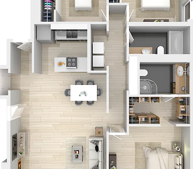 3 Bedroom x 2 Bathroom 3 Bedroom x 2 Bathroom