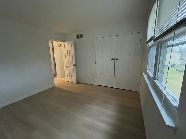Bedroom 2 has double door closet