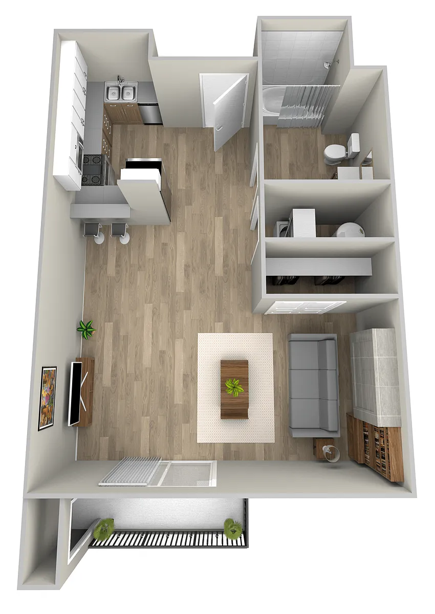 Floor plan Studio