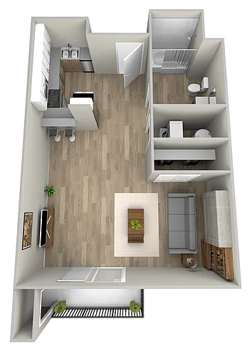 Floor plan Studio