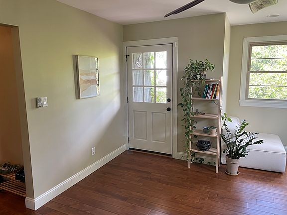 Front door and entry nook