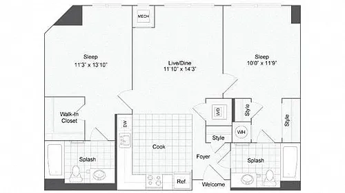 Floor plan Camden