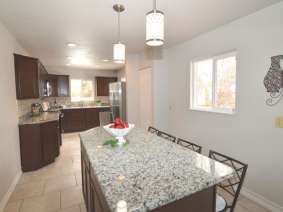 Closer View - kitchen island