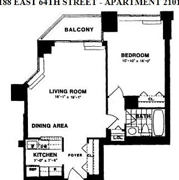 2nd image of 188 E 64th St APT 2101