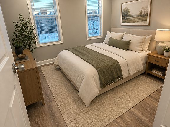 Master Bedroom Staged
