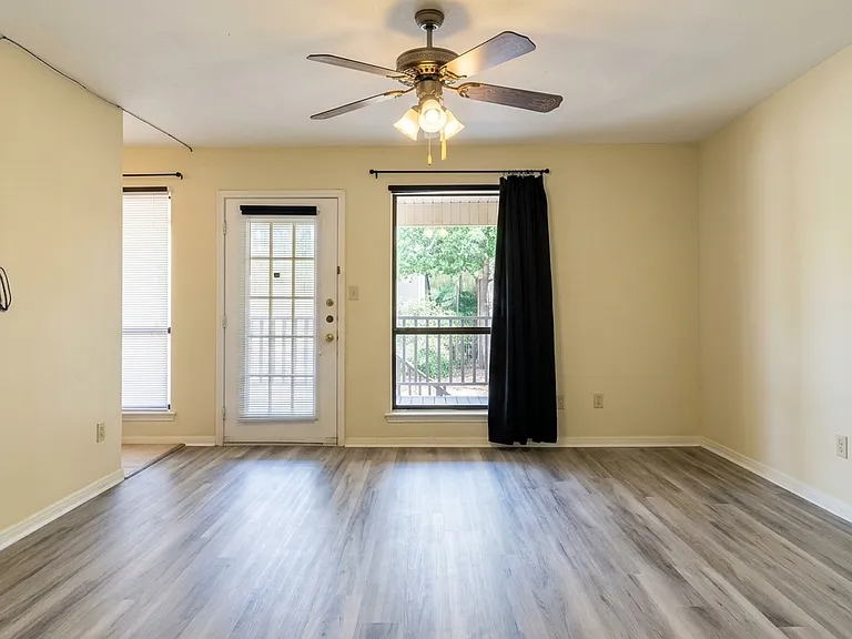 Master Bedroom with new luxury Hickory Floors.