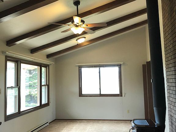 Parlor with woodburning stove