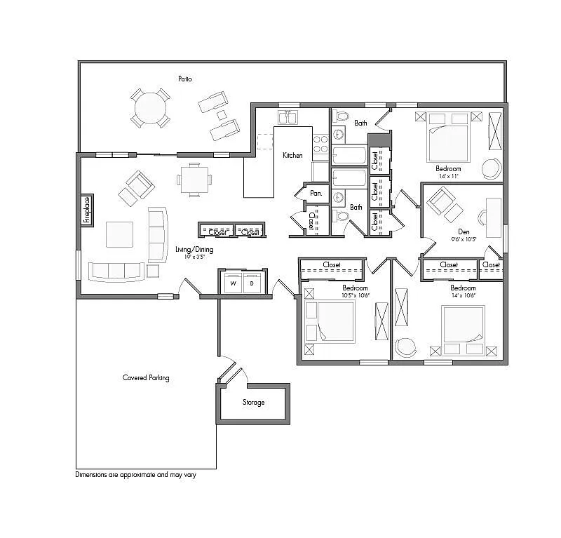 Floor plan Willow (with Renovated)