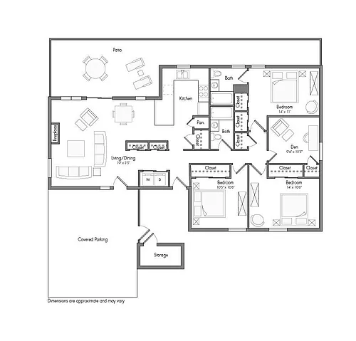Floor plan Willow (with Renovated)