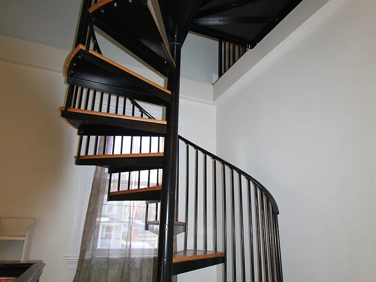 Spiral Stairs to Master Bedroom