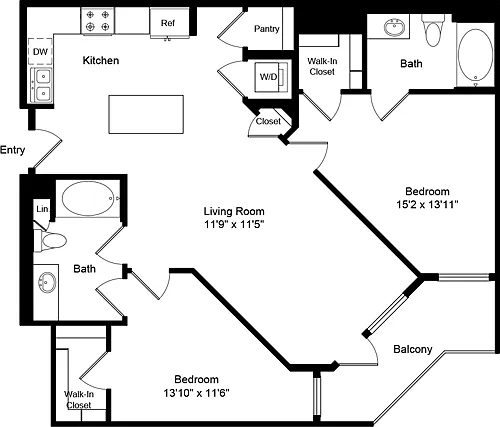Floor plan B21