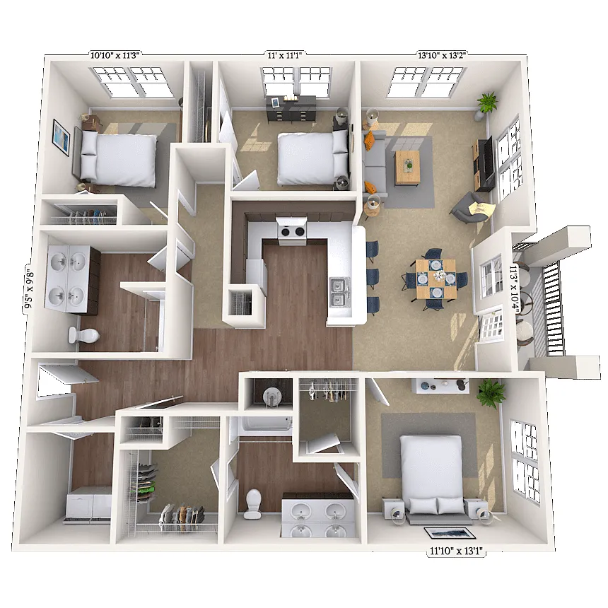 Floor plan Olympian