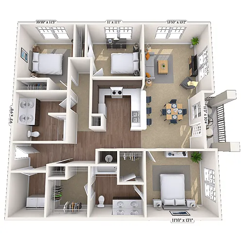 Floor plan Olympian