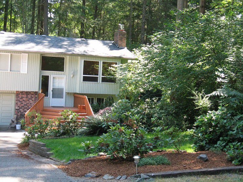 Relax in your own private wooded lot.