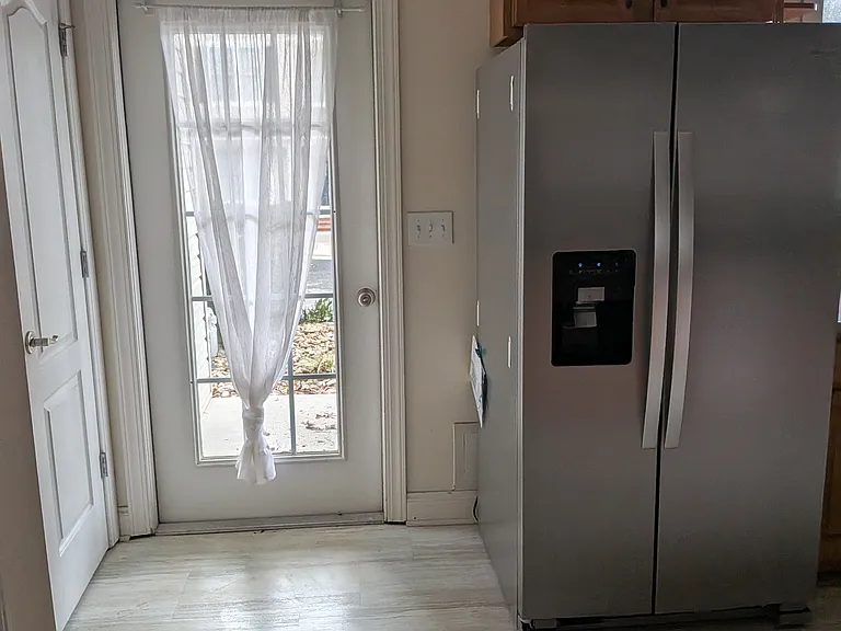 backdoor off kitchen