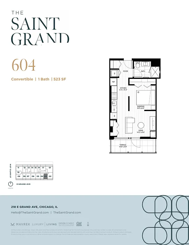 Floor plan 604