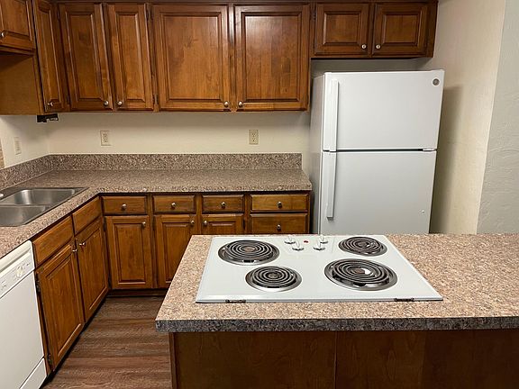 Kitchen with new fridge
