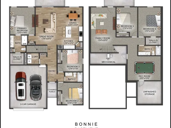 Bonnie Basement Plan, Forest Heights