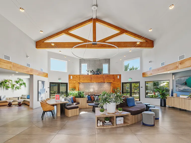 A warm, inviting clubhouse for all occasions.