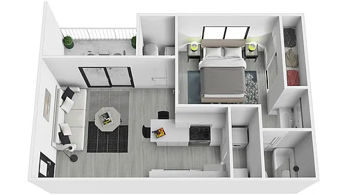 Floor plan WND1x1A