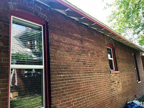 side of house.