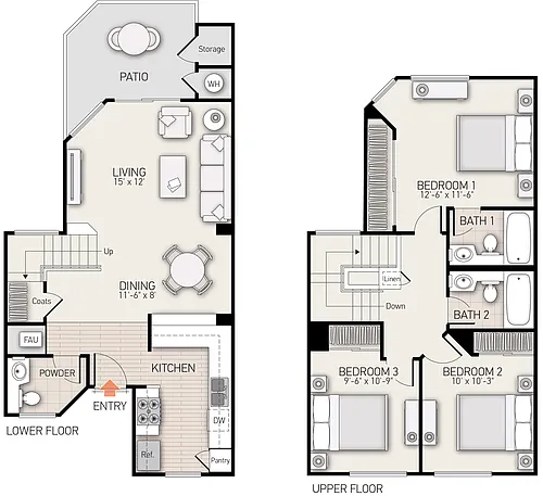 Floor plan Plan D