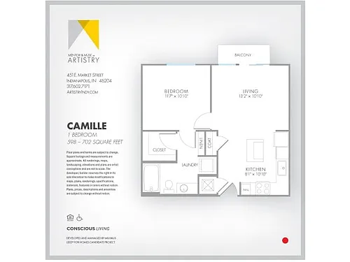 Floor plan Camille
