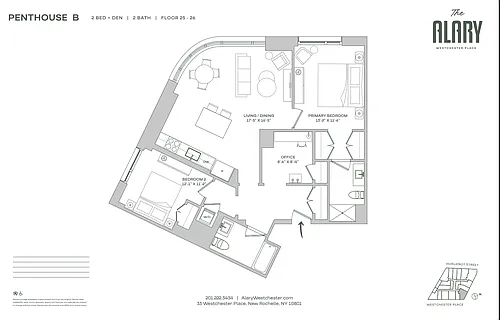 Floor plan Penthouse B