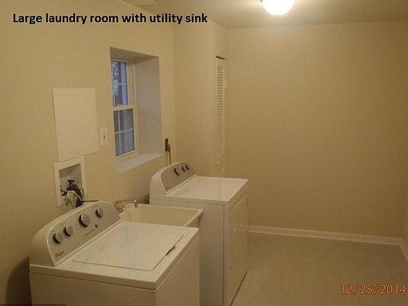 Laundry in lower level