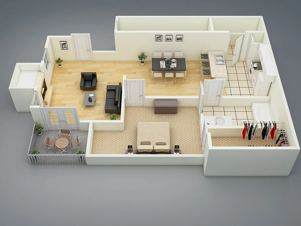Floor plan The Abington
