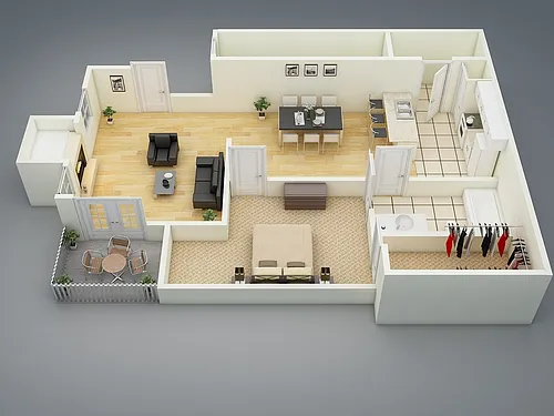 Floor plan The Abington