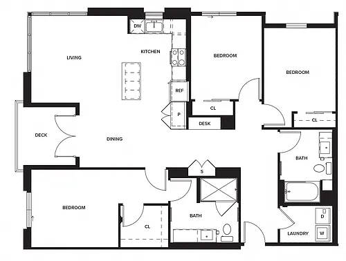Floor plan 3 X 2 C1