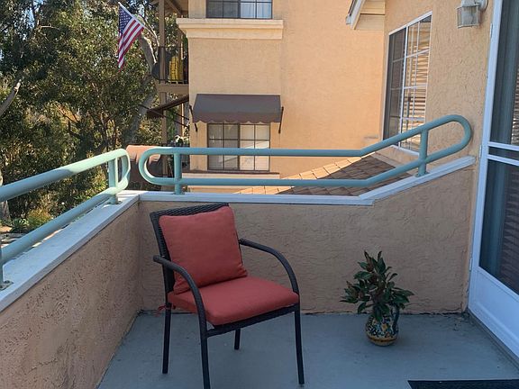 Private east facing deck catches the morning sun.