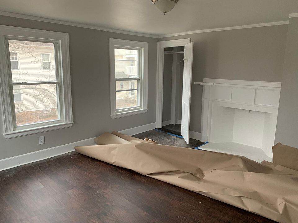 Bedroom, flooring and fresh paint