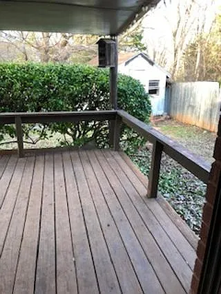 Back yard Deck and storage