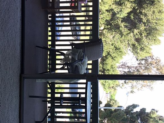 Patio accessible from both bedrooms and the living area