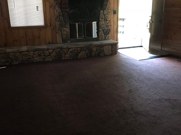 Looking from dining area to front door