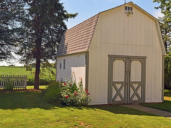 well built storage barn