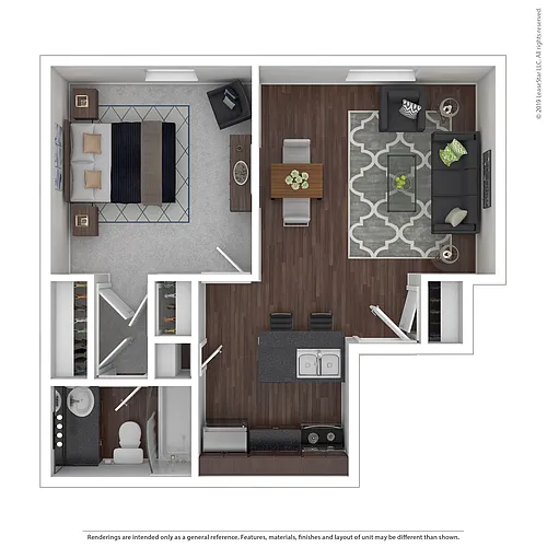 Floor plan 1X1